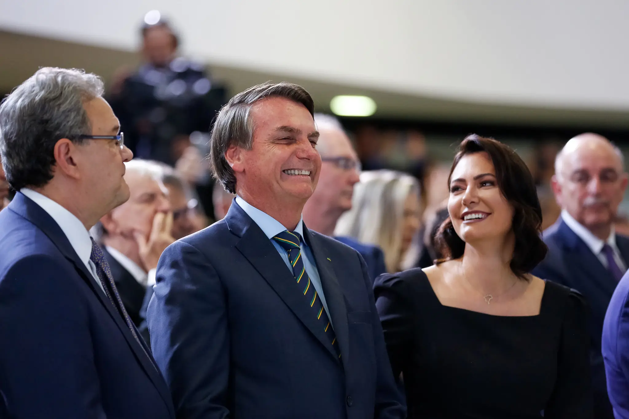 Michelle volta a dar detalhes sobre estado de saúde de Bolsonaro (Foto: Carolina Antunes/PR)
