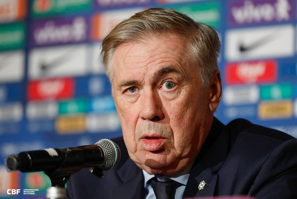 Ancelotti anunciou a convocação (Foto: Rafael Ribeiro / CBF)