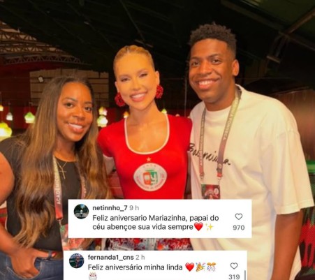 Família de Vini Jr. interage em publicação de Virginia