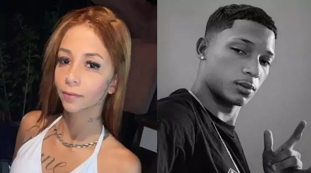 Kailayne Mirele Esperidião e Pedro Augusto Otaviano dos Santos, mortos a tiros em ataques registrados em Três Lagoas (Foto: Reprodução / Redes sociais)
