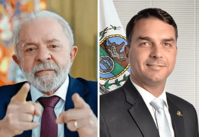 Lula ultrapassa Flávio Bolsonaro em eventual segundo turno, diz pesquisa