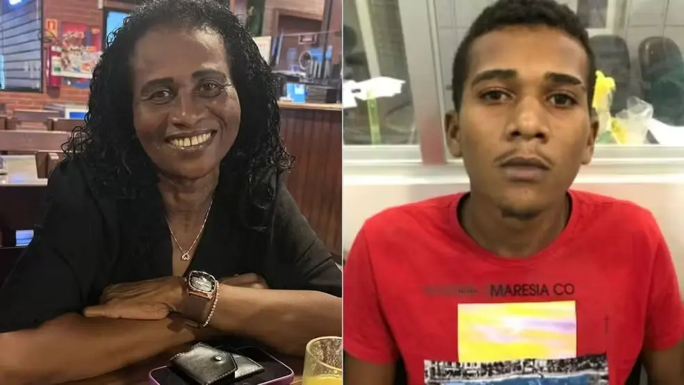 Adriana do Nascimento Santo Divino, de 55 anos, foi morta ao ser agredida com socos e golpes de martelo pelo próprio filho, Patrick Santos Fernandes, de 27 anos, na Serra, Espírito Santo  (Foto: Reprodução/Rede social)