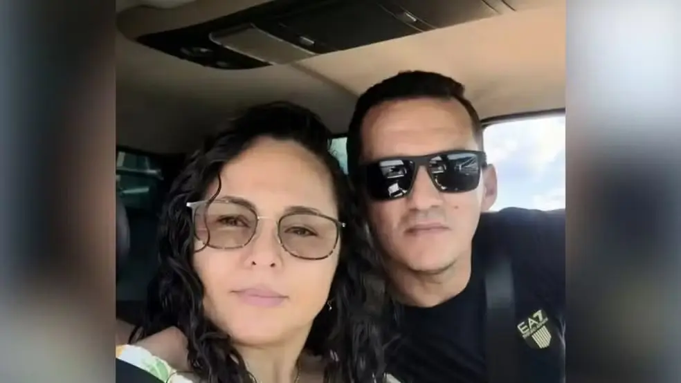 Raimundo Félix Machado foi preso suspeito de matar a esposa, Idvânia Félix Moraes Souza, de 49 anos — Foto: Reprodução/TV Mirante