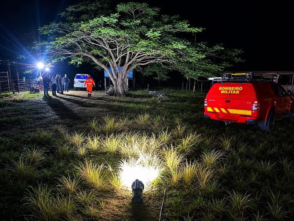 Vítima Isaac Calazans foi encontrada próximo à margem do rio em Coromandel — Foto: Corpo de Bombeiros/Divulgação