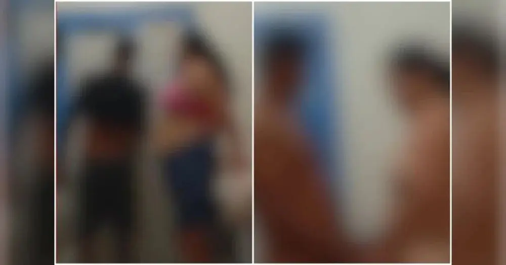 Vigia é flagrado em 'clima quente' em posto de saúde; veja vídeo (Foto: Reprodução)