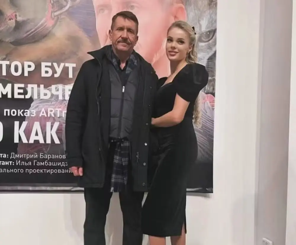 Empresário Dmitry Kuzmin e a esposa, Anzhelika Tartanova (Foto: Reprodução)