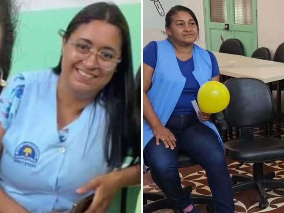 Raquel Sales Feitosa e Alzenir Pereira (Foto: Reprodução)