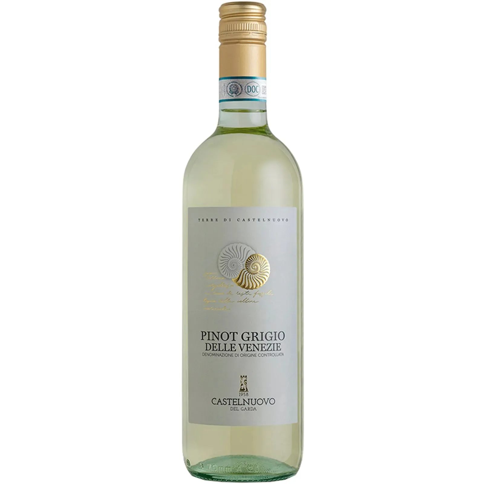 Garrafa Pinot Grigio Delle Venezie Castelnuovo Doc Branco 750ml (Foto: Reprodução)