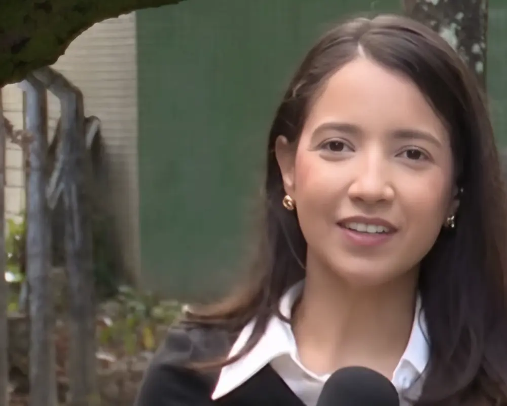 A repórter Jéssica Aquino. (Reprodução / TV Arapuan)