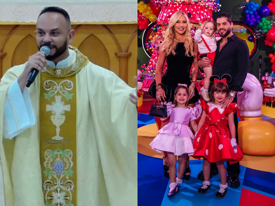 Padre próximo à Virginia e a Zé Felipe fala sobre possível volta do casal. Reprodução/redes sociais