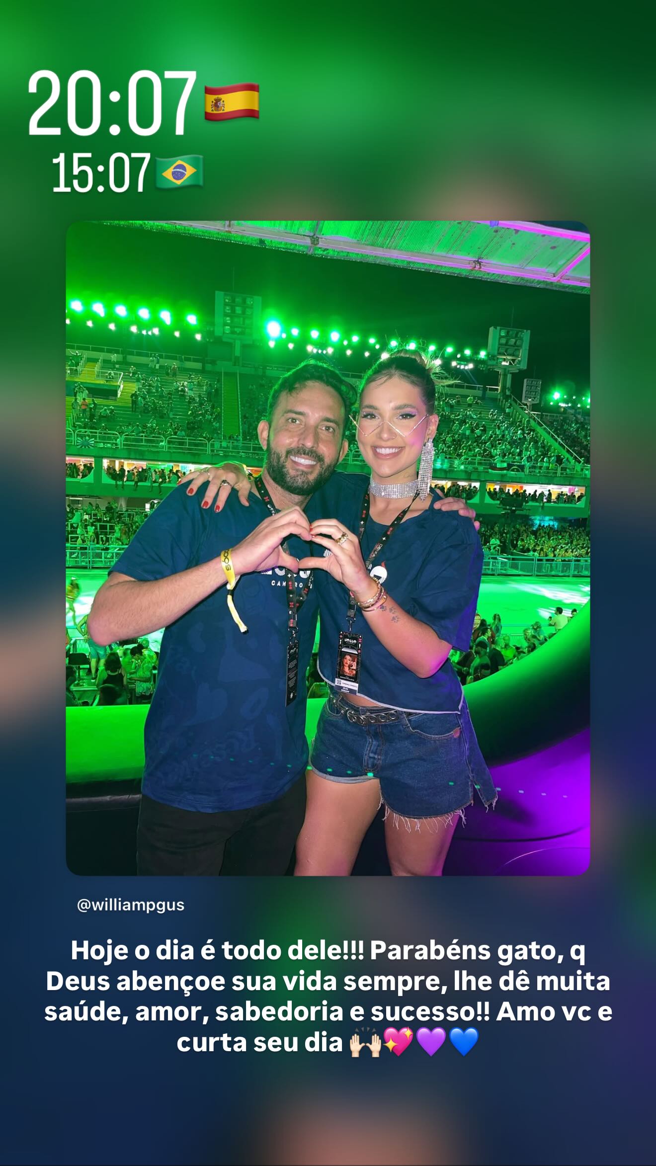 Influenciadora postou homenagem (Foto: Reprodução / Redes Sociais)