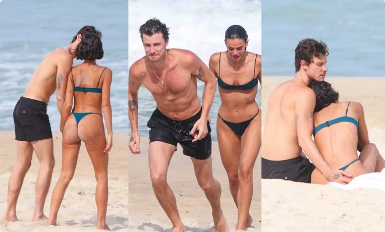 Bruna Marquezine e Shawn Mendes curtem praia (Fotos: Dilson Silva/Agnews)