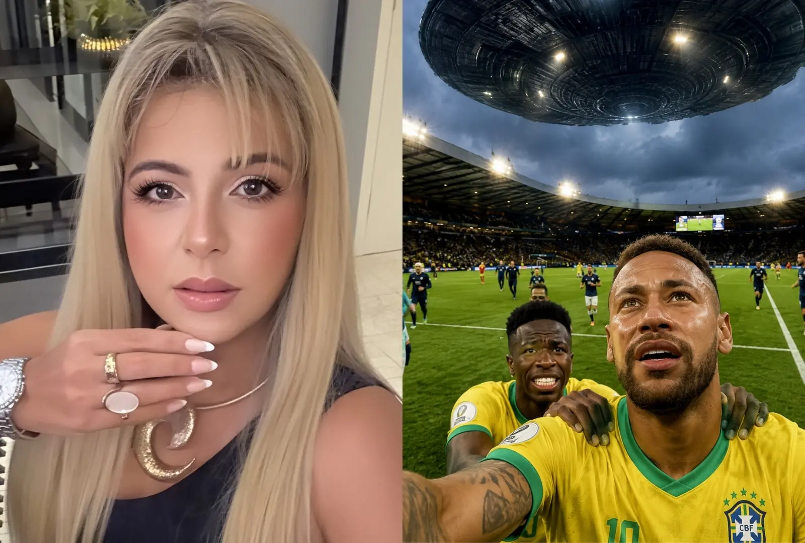 Vidente diz o que será de Vini Jr. e Neymar durante invasão alienígena