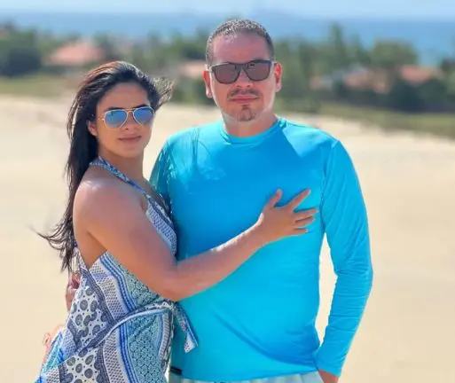 Márcio Dominice e esposa Bruna