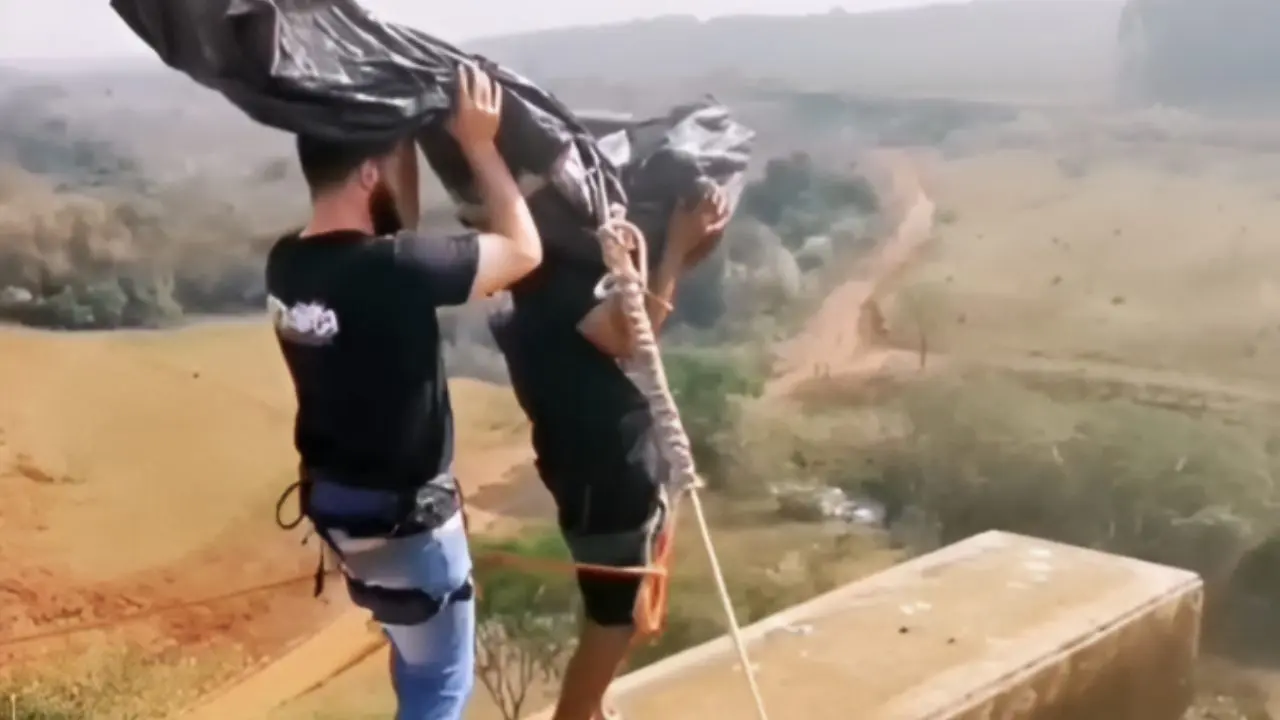 Rope jump: 'desovando'  (Foto: reprodução)