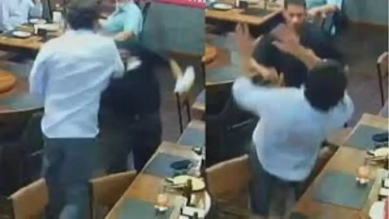Agressão em restaurante (Foto: reprodução)