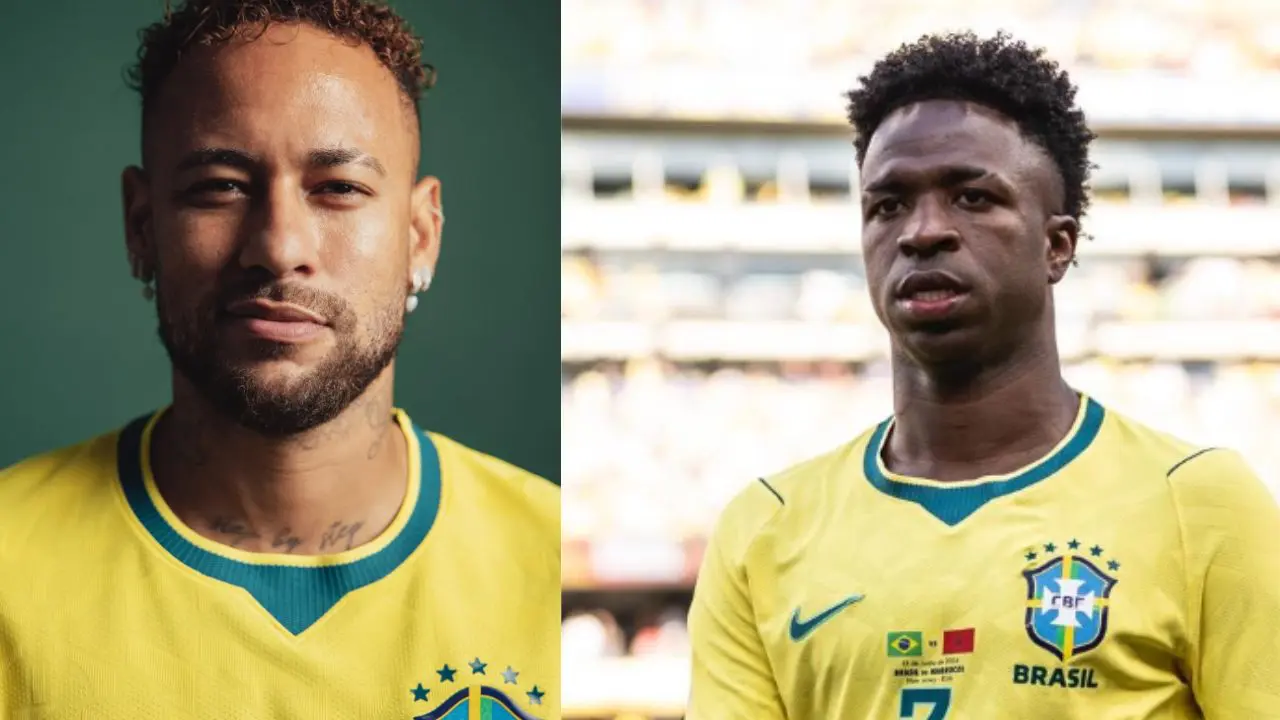 Neymar e Vini Jr. (Reprodução/Redes Sociais)