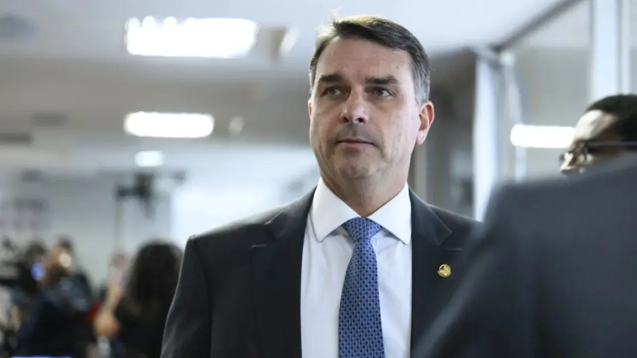 Senador Flávio Bolsonaro (PL-RJ), pré-candidato à Presidência da República  (Foto: Andressa Anholete/Agência Senado)