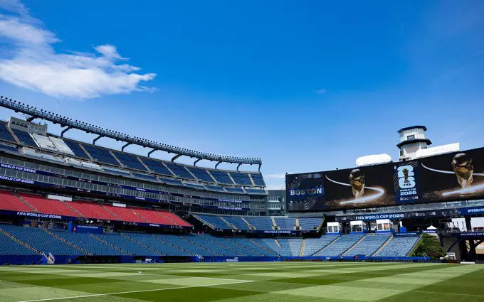 Palco do jogo entre Marrocos e Escócia