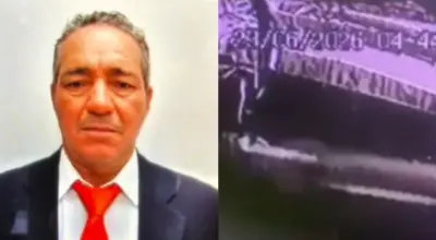 Câmeras flagram momento em que vendedor de salgados é atingido por veículo; veja