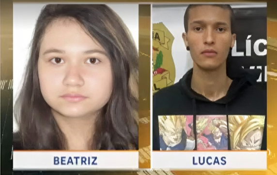 Lucas e Beatriz, suspeitos do assassinato da vítima - Foto: Reprodução/PlayPlus