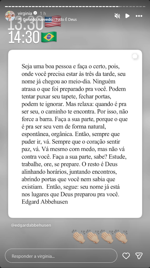 Virginia (Reprodução/Redes Sociais)