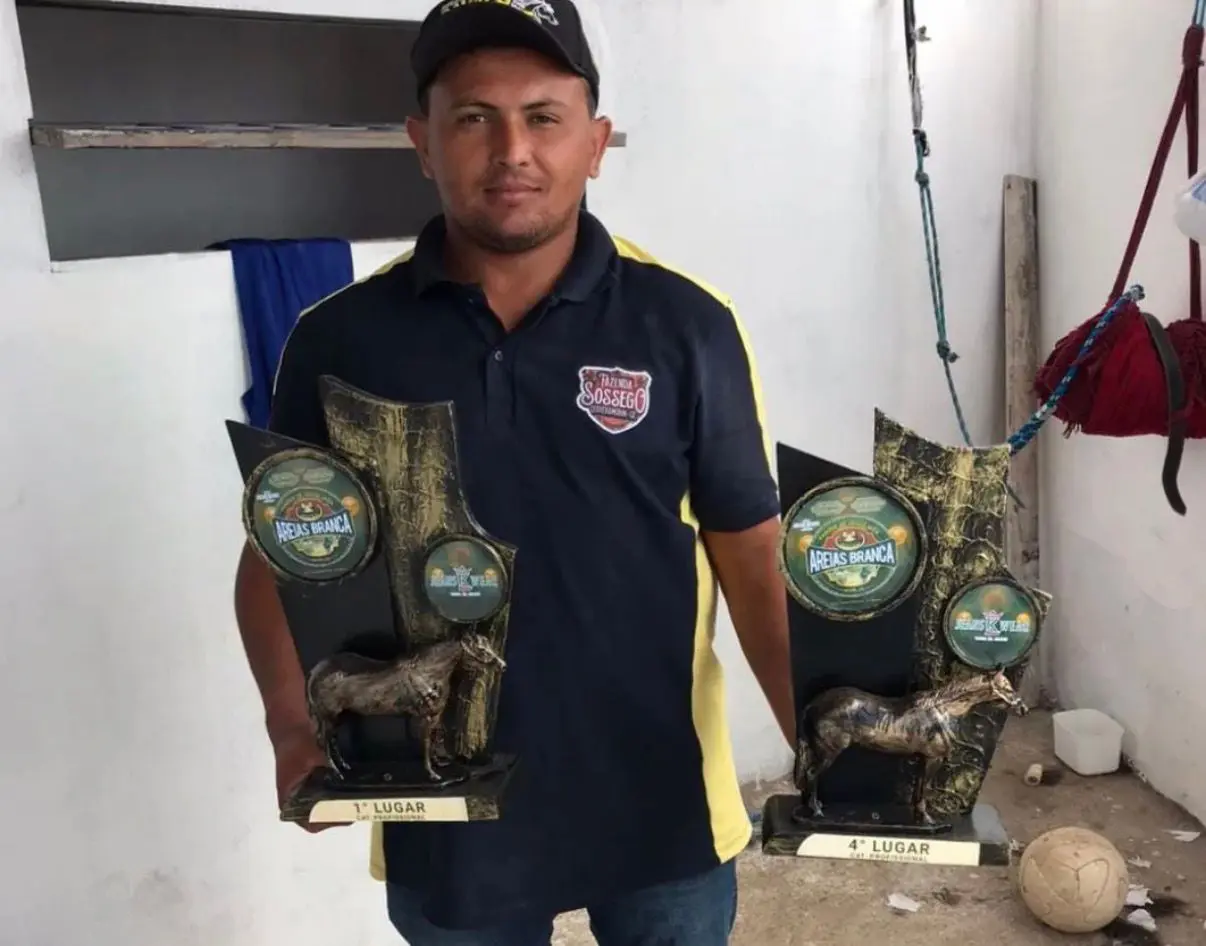 Vaqueiro é morto a facadas horas após vencer competição (Foto: Reprodução/Redes sociais)