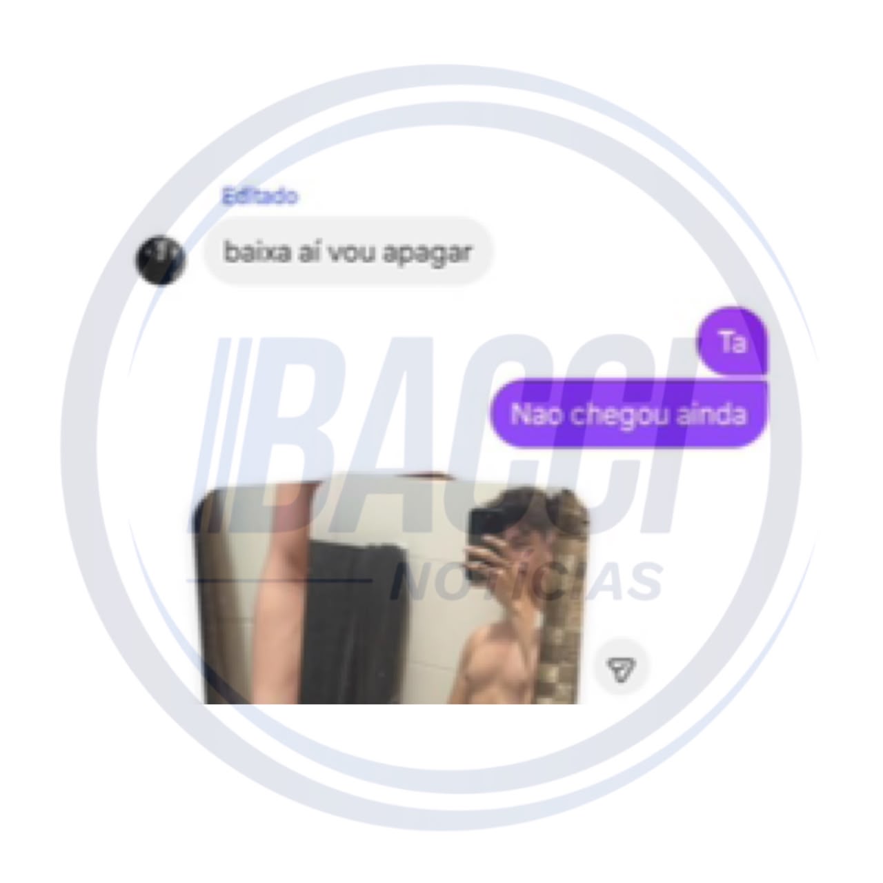Conversa vazada na web 
