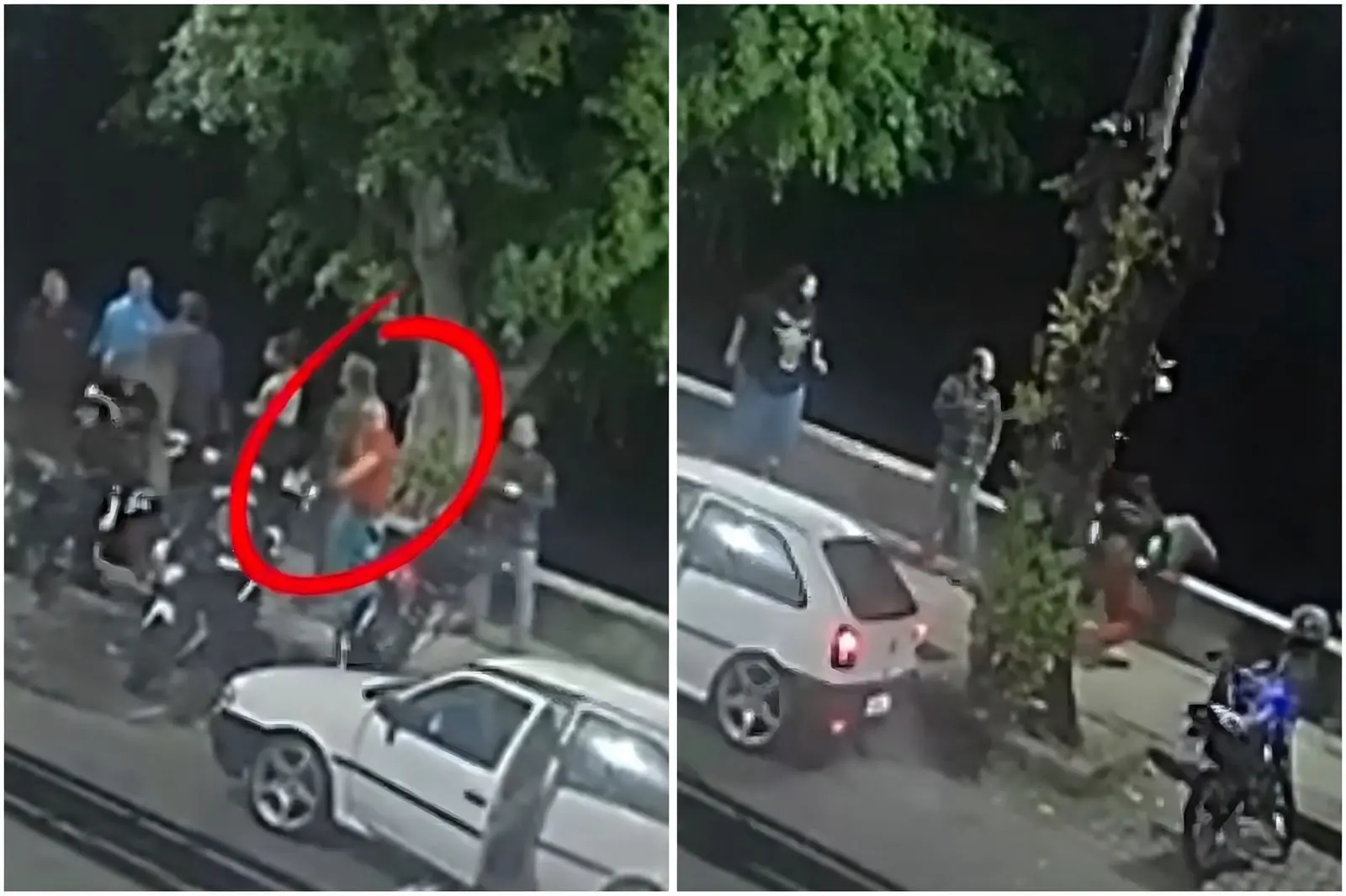 Idoso fica gravemente ferido após ser agredido e arremessado de mureta (Foto: Reprodução/Redes sociais)