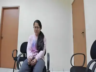 Vídeo: Veterinária presa após atear fogo em marido faz revelação à polícia