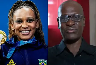 Rebeca Andrade quebra silêncio após morte do pai