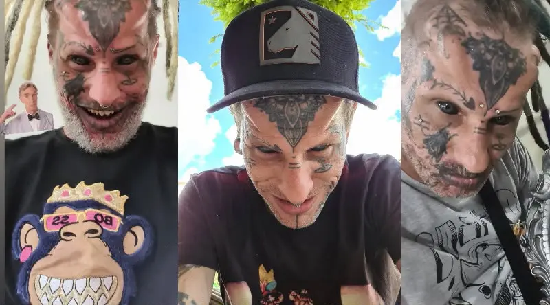 Tatuador Leandro Perboni, de 44 anos (Foto: Reprodução/Redes sociais)