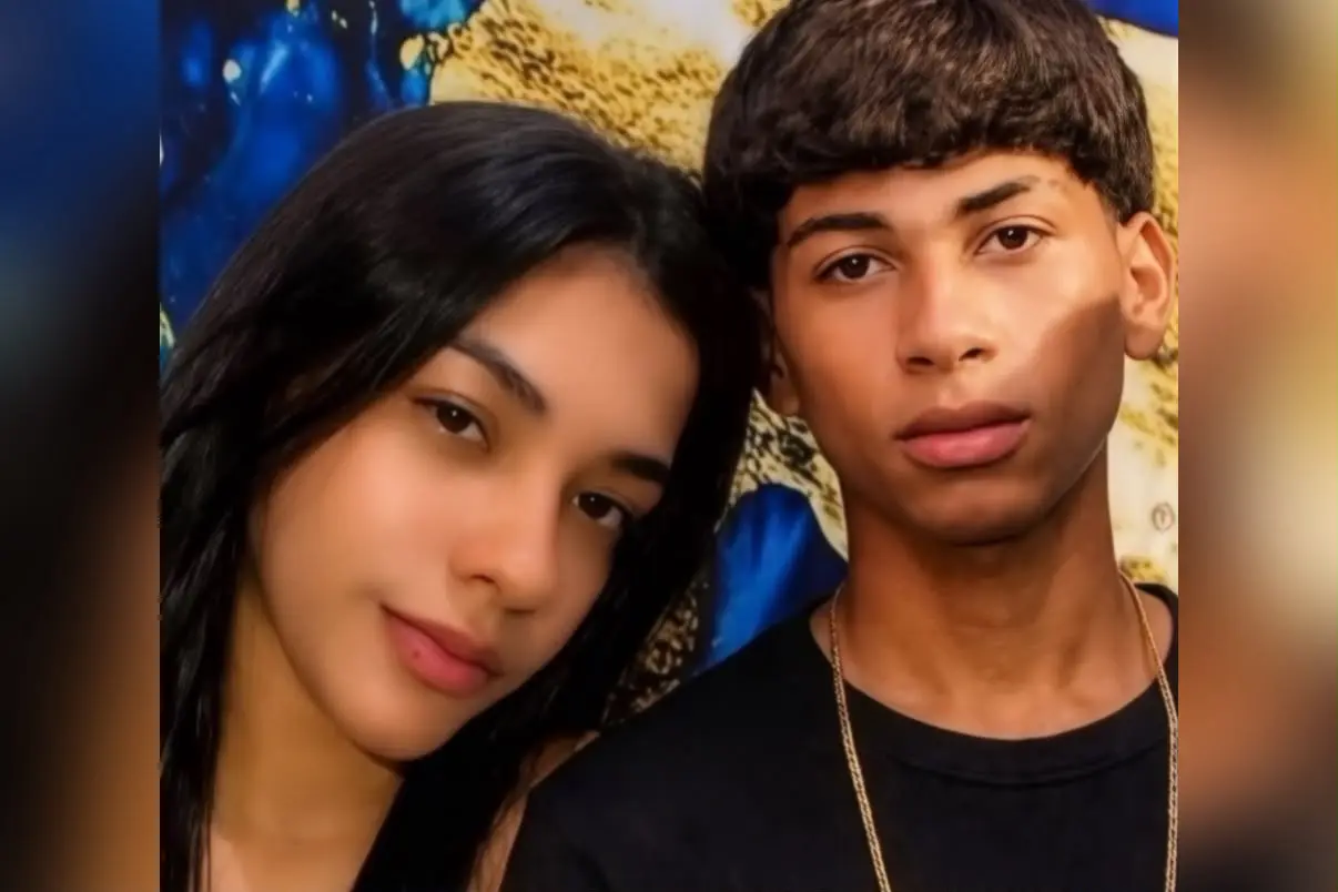 Irmãos Natali Oliveira da Silva e Kauã Oliveira da Silva, mortos em triplo homicídio em Mata Grande (Foto: Reprodução)