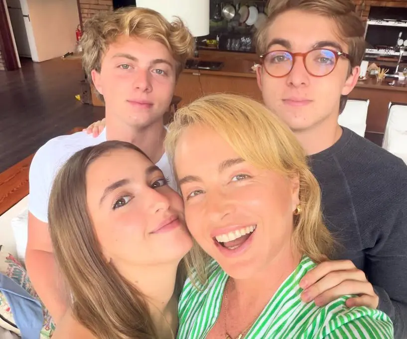 Além de Benício, Angélica tem mais dois filhos: Joaquim e Eva (Foto: Redes Sociais)