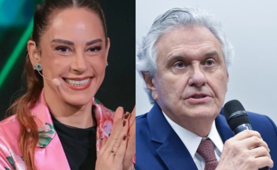 Silvia Abravanel e Ronaldo Caiado - Foto: Arte BN/Reprodução