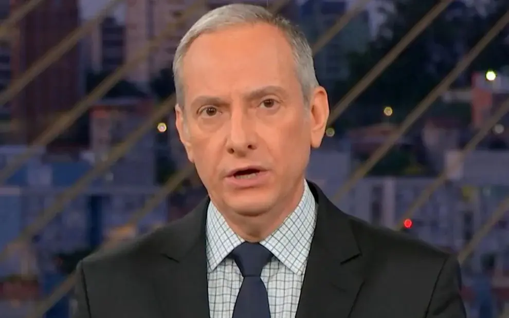Jornalista José Roberto Burnier. (Foto: Reprodução/TV Globo)