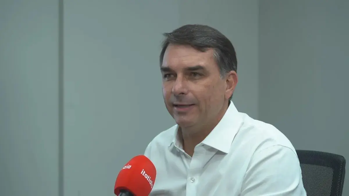 O senador Flávio Bolsonaro (PL)  - Foto: Reprodução/ Rádio Itatiaia