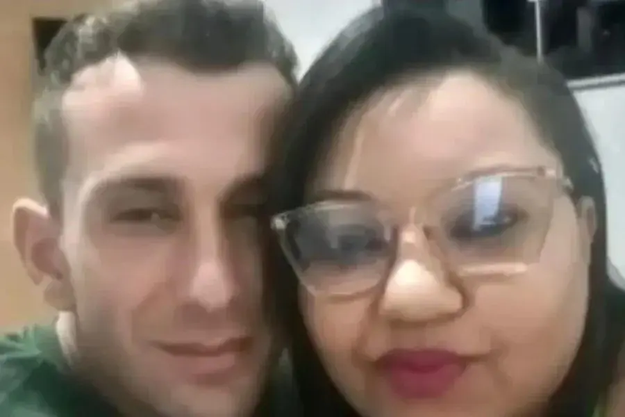 Alexandro Gabriel Alves da Silva e Nayara Cardoso dos Santos (Foto: Reprodução)
