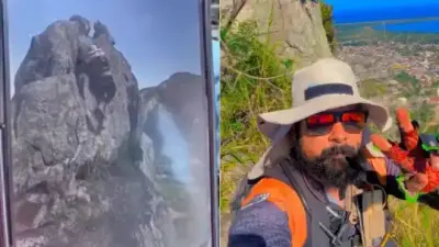 Vídeo: homem morre ao despencar 150 metros em ponto turístico do RJ