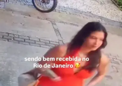 Sobrinha de ministro é assaltada e tem celular roubado; veja vídeo