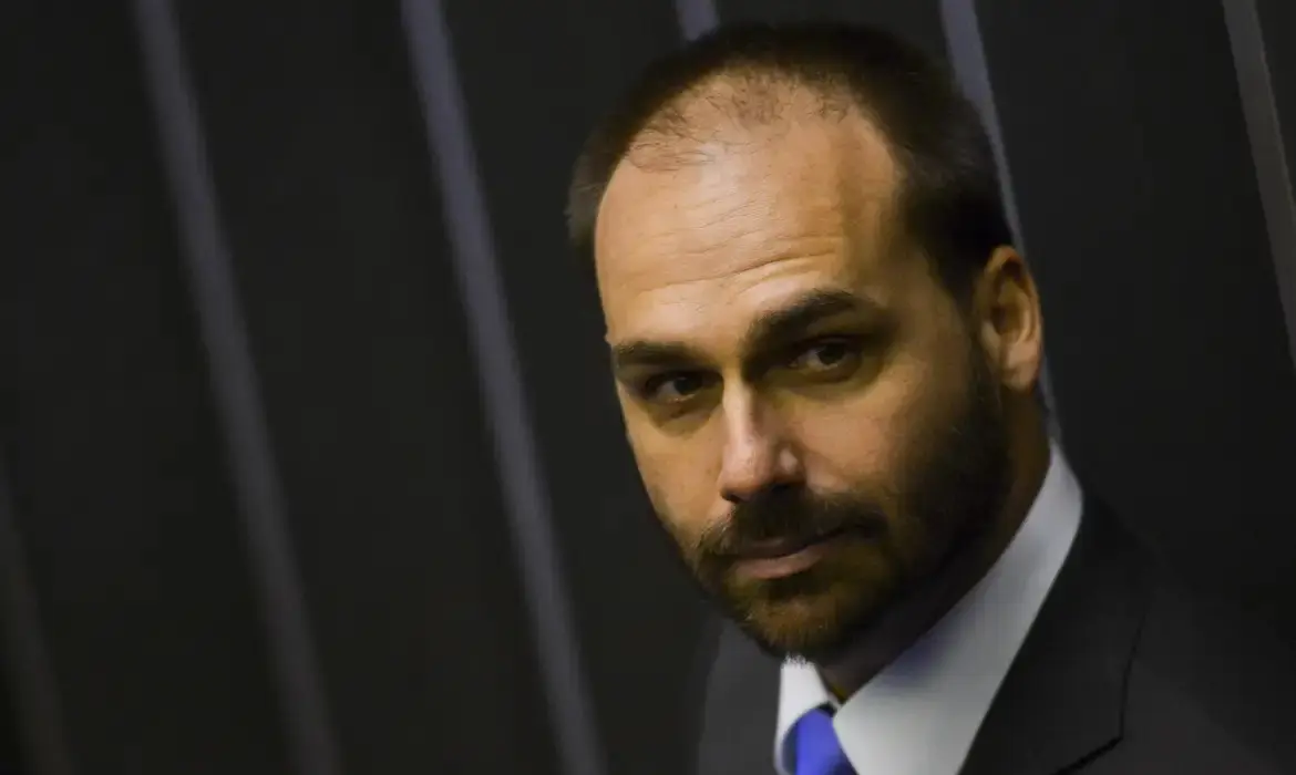 Eduardo Bolsonaro pediu novas sanções contra Moraes (Foto: Marcelo Camargo / Agência Brasil)