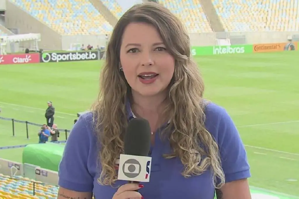 Sofia Miranda foi quem protagonizou a cena (Foto: Reprodução TV Globo/sportv)