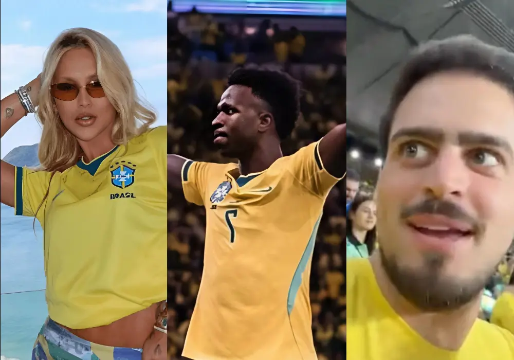 Virginia, Vini e Jon Vlogs. (Reprodução / redes sociais)