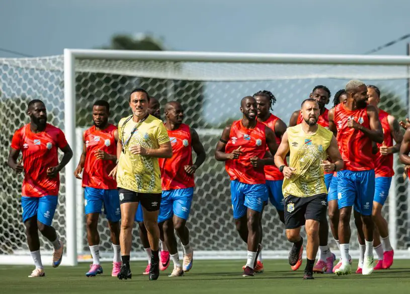 Treinamento da Seleção da RD Congo