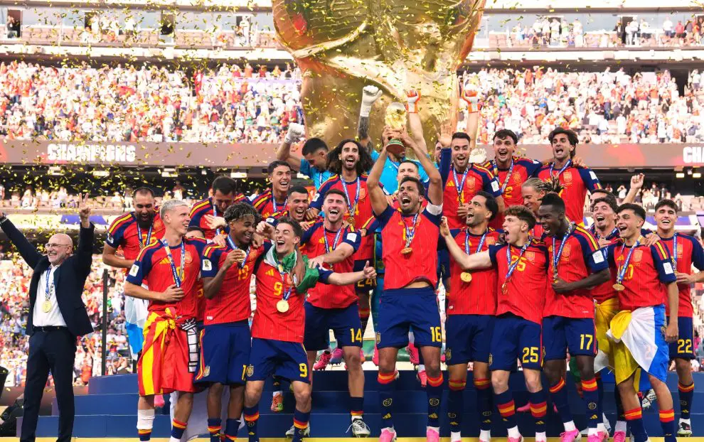 Espanha foi campeã da Copa do Mundo