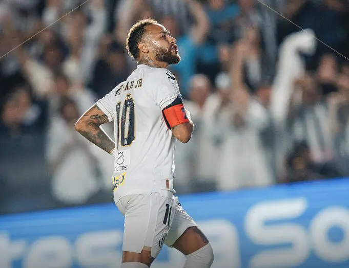Neymar, atacante do Santos