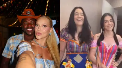 Irmã de Zé Felipe é flagrada em festa julina de Virginia e Vini Jr.; veja vídeo
