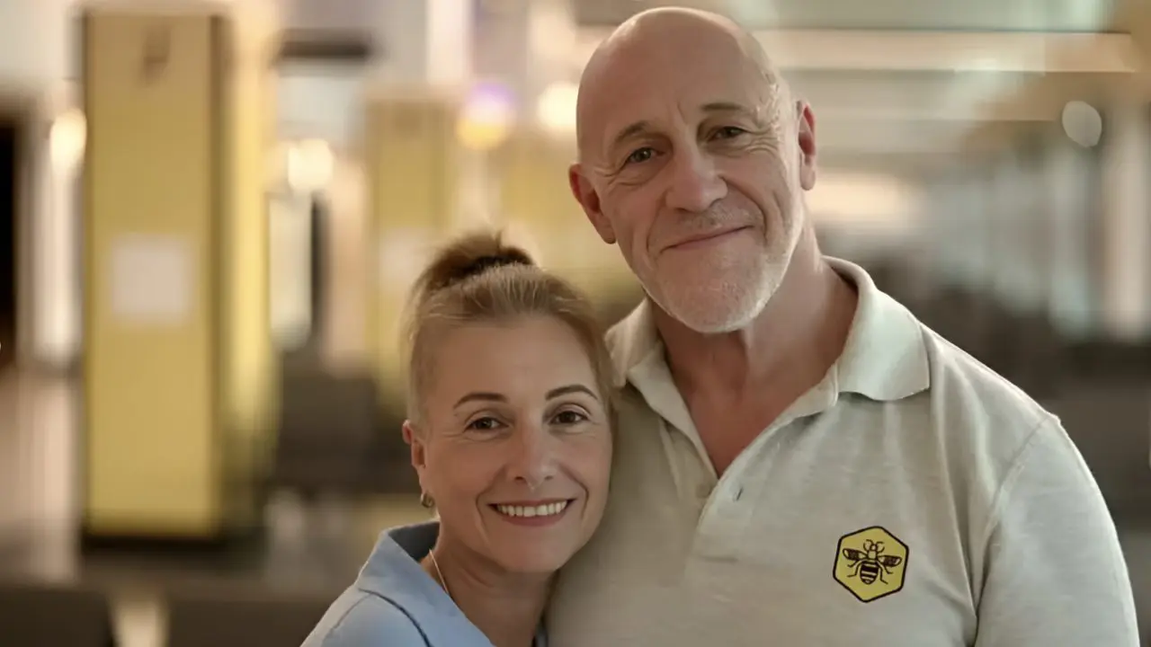 Andrea e Dave (Foto: BBC)