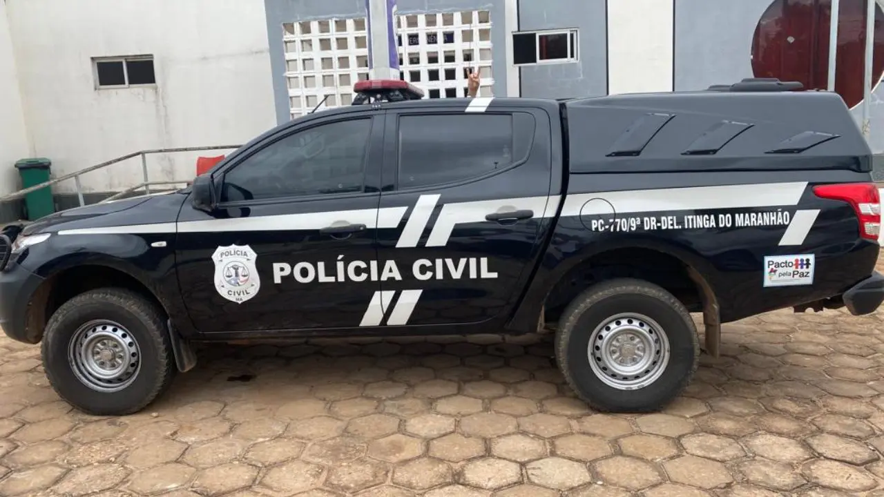 Carro de polícia de Maranhão (Foto: reprodução)
