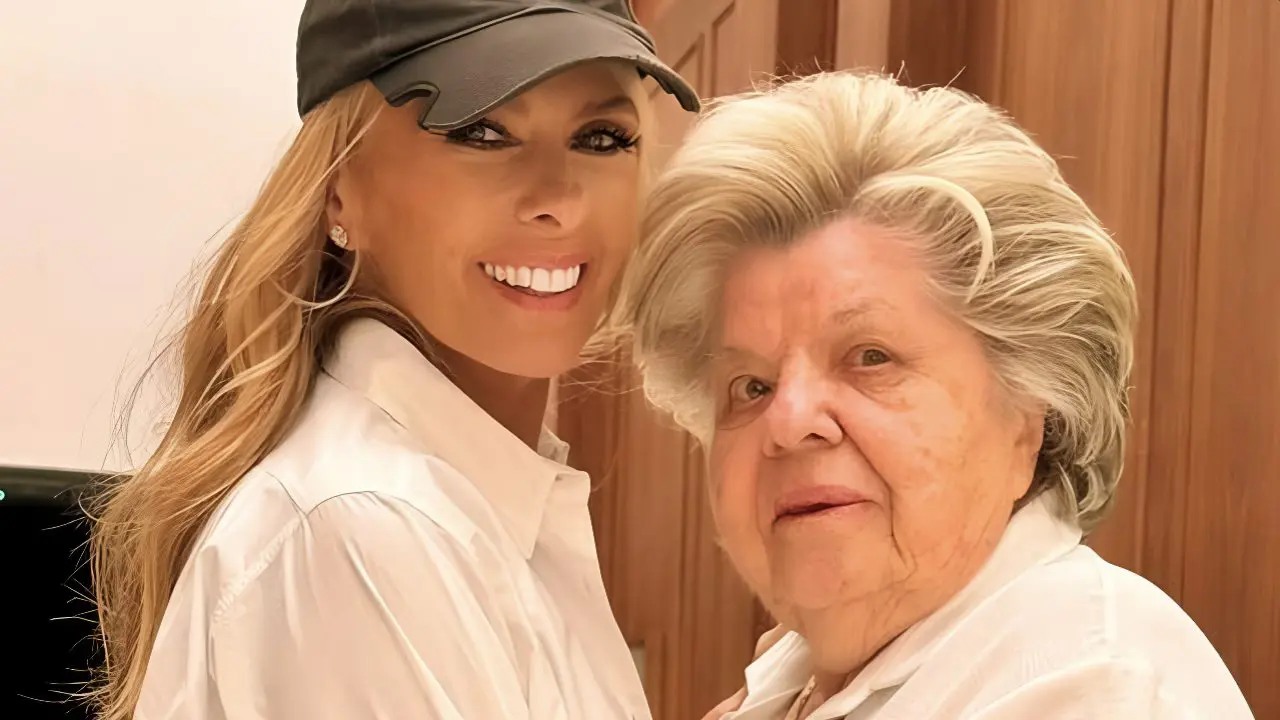 Adriane Galisteu e sua mãe Dona Emma  (Foto: reprodução)